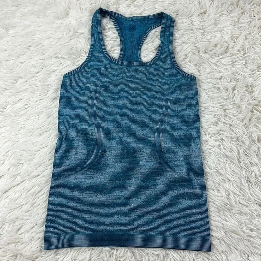 Lululemon Swiftly Tech Racerback Indian Ocean / Black